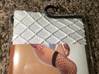 Leg Avenue fence net thigh highs, color white, One Size — photo 4