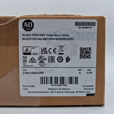 New Factory Sealed AB 2198-C4004-ERS Servo Drive Free Shipping For VIP