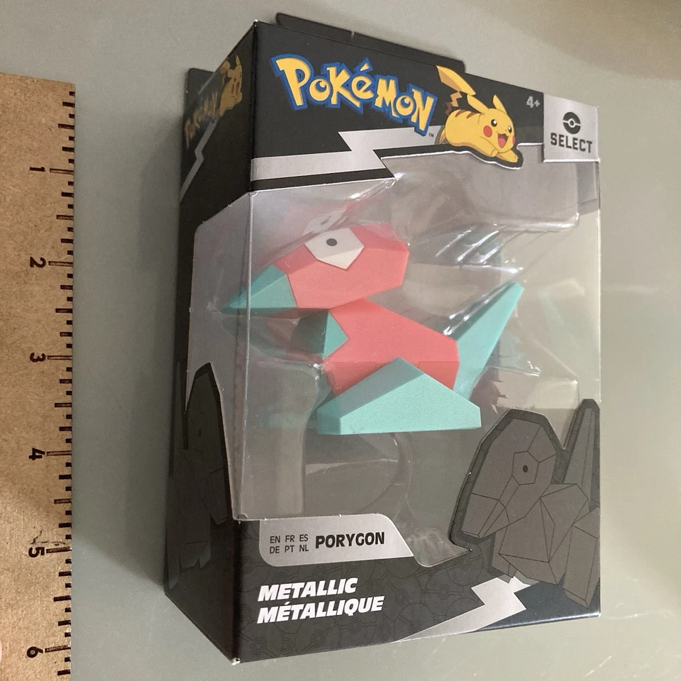 Porygon Metallic 3" Ser NUEVO Pokémon Select Metallic de Jazwares Foto 2 de 4