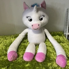 WowWee Fingerlings Hugs Gigi Unicorn Interactive Plush Toy - White - Tested