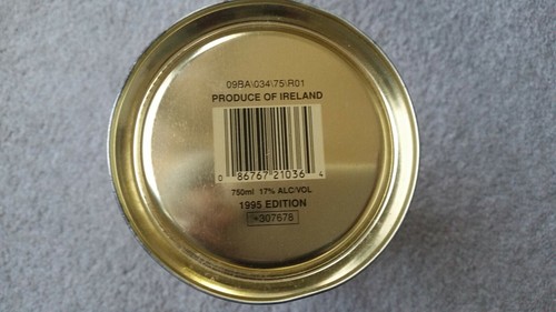 Vintage Baileys The Original Round Tin Can Container Locked Lid Ireland - Picture 2 of 2