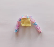 Rainbow High My Fashion Style Doll Sunny Madison Yellow w/ Rainbow Sleeves Shirt