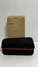SKYNEW Hard Travel Case Black with Red Trim