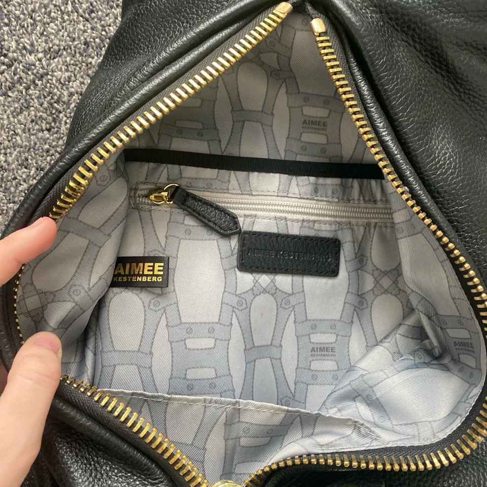 Mini mochila de cuero negra Aimee Kestenberg Tamitha Foto 4 de 4