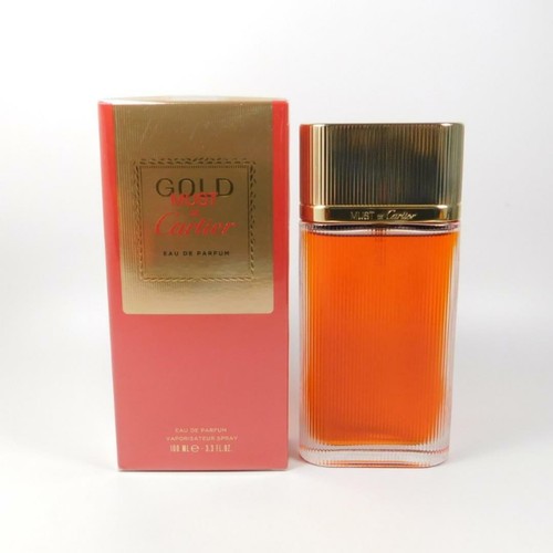 Por Ouro Must Cartier Eau De Parfum Feminino 3.3 Oz/100 Ml * Novo Na Caixa  * | eBay