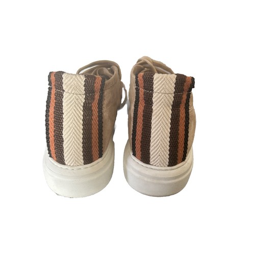 Italeau italienische Wildleder hellbraun Sneaker Tennisschuhe Handmade in Italy Gr. 36 1/2 - Bild 3 von 8