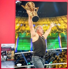 WWE NXT Shane McMahon Signed 11x14 Photo C Autograph WrestleMania JSA COA