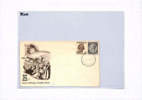 AUSTRALIA KGVI Illustrated FDC 1s/0½d & 2s/6d Woomera CDS 1952 {samwells}YC110 - Picture 5 of 8