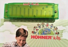HOHNER HARMONICA FOR CHILDREN KIDS - YOU PICK THE COLOR NEW WITH CLEAR CASE  