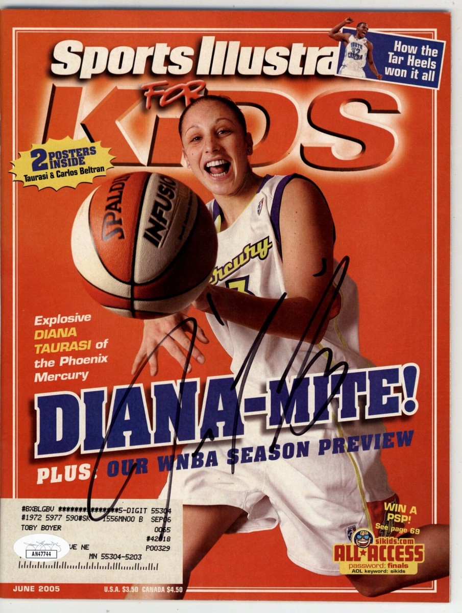WNBA Diana Taurasi サイン入り雑誌 Diana Taurasi Signed Sports Illustrated for Kids JSA