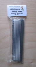 10 600/600 Grit XXX-Fine Sanding Sticks Hobby Stix Model Craft Accessory 410