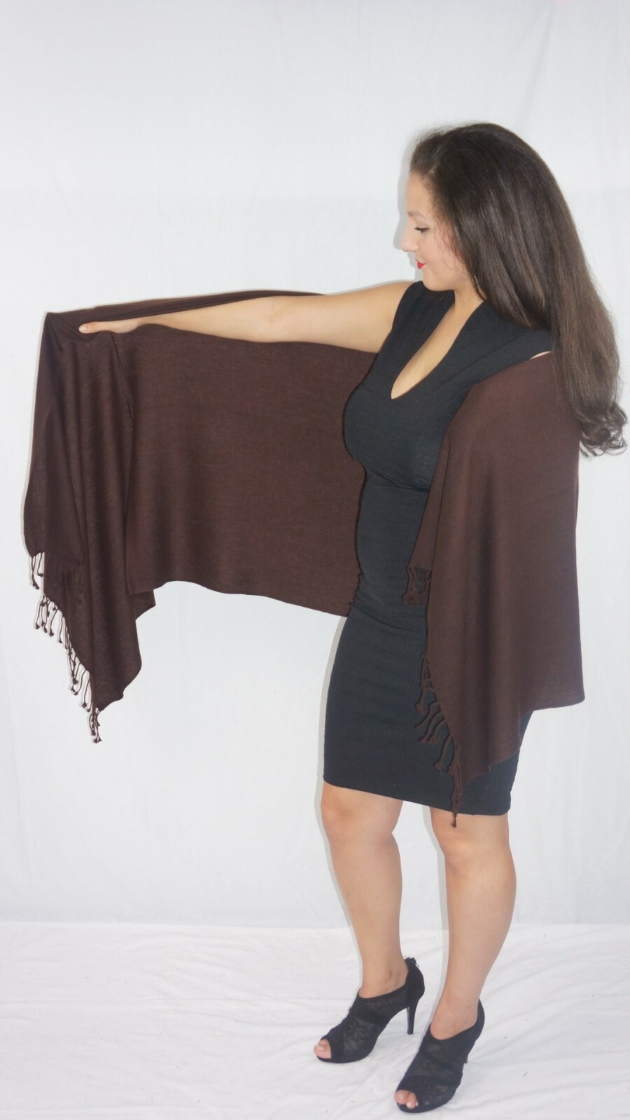 Shawl/Scarf/Cashmere Scarf/Cashmere Shawl/Pashmina Shawl/Pure Pashmina Shawlbrow image 3