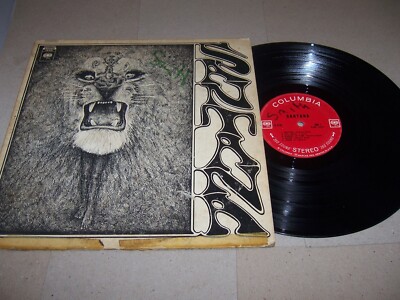 SANTANA SELF TITLED 1969 LATIN SOUL 12'' LP 33 RPM, COLUMBIA CS 9781 (VG-)