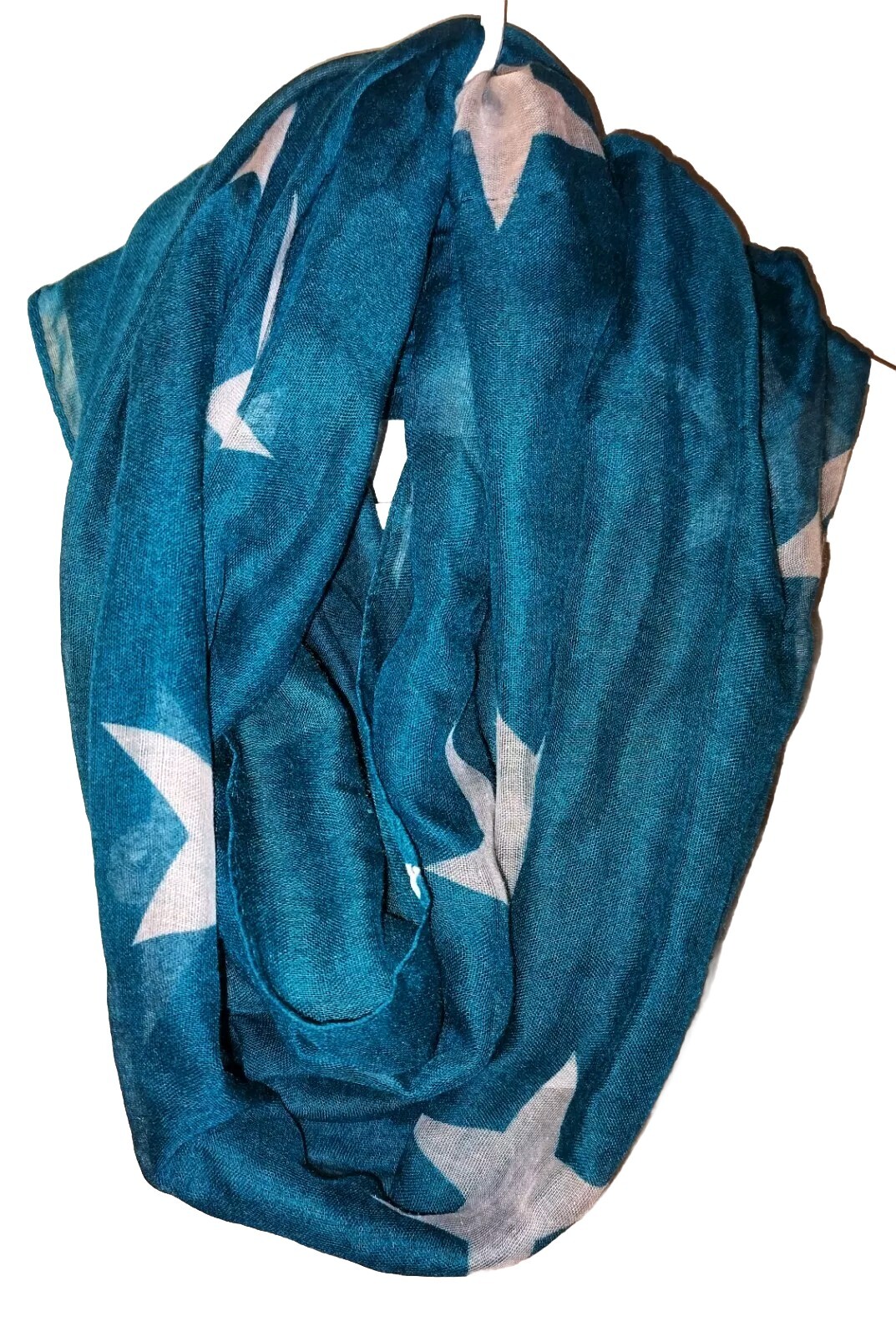 Loop Hoop Long Lightweight Infinity Scarf Wrap