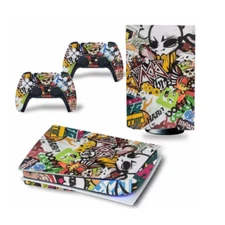 PS5 Digital Vinyl Skin Sticker Decals for Playstation 5 Console & Controllers US