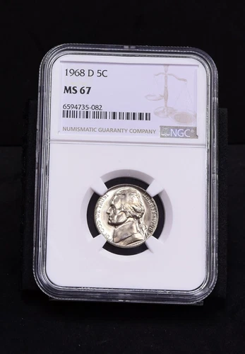 1968-D Jefferson Nickel - NGC MS67 (#48630)