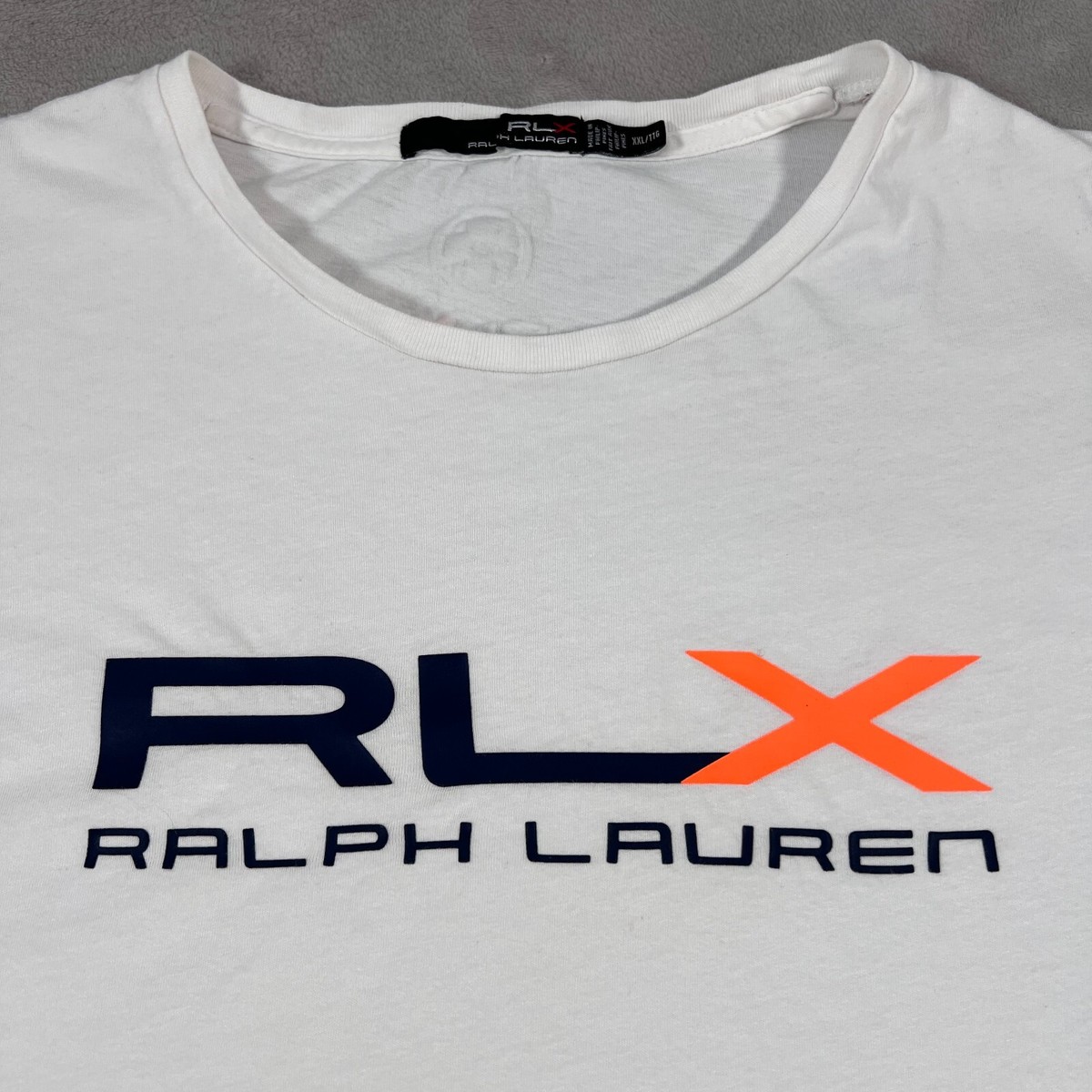 美品　Ralph Lauren RLX ペイズリー総柄ハーフジップシャツ Deadstock L 90s USA ペイズリー総柄 シルクシャツ ポロラルフ