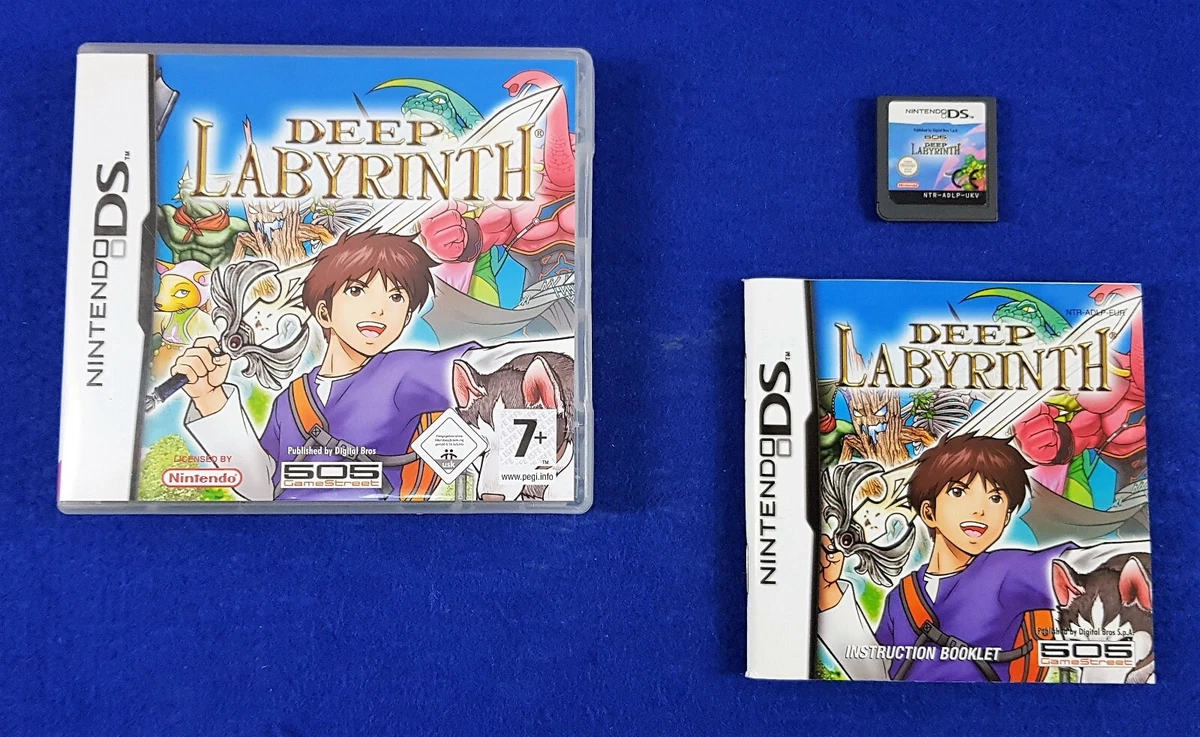 ds DEEP LABYRINTH Game (Works US Consoles) REGION FREE PAL UK Version |