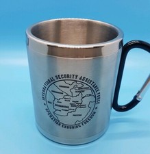 Stainless Steel Mug US Military ISAF Mission Afghanistan Enduring Freedom
