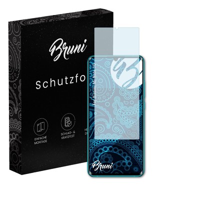 Bruni 2x Folie für Xiaomi Mi Note 10 Schutzfolie Displayschutzfolie