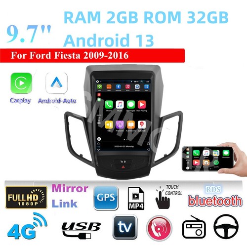 Passend für Ford Fiesta 2009-2016 Android 13 Autoradio Stereo Touchscreen BT 2+32GB - Bild 2 von 13