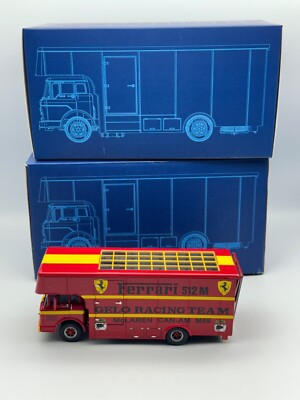 エグゾト FERRARI フェラーリ トランスポーター 1/43 EXOTO Exoto 1971 Ford 'C' Type Ferrari Race Car Transporter, 1:43, Boxed