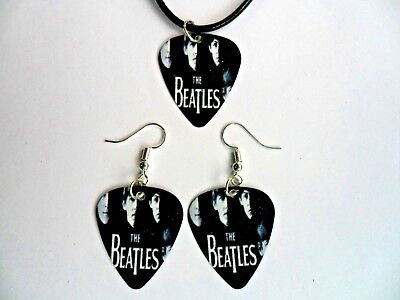 Authentic The Beatles Guitar Pick Earrings
