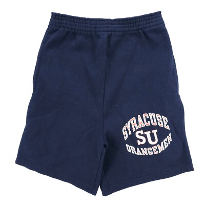 DISCUS ATHLETIC Vintage Syracuse Orangemen Heavyweight Sweat Shorts Black SMALL