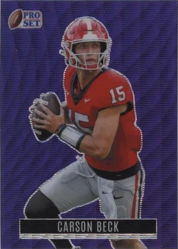 2023 Leaf Pro Set Metal Carson Beck #RB-21