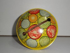 Vintage Tin Litho Noise Maker by T. Cohn Bell Ringer New Years Eve Creepy CLOWNS