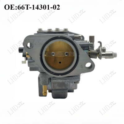 Carburetor For YAMAHA 2 Stroke 40HP Outboard PN 66T-14301-02, 40X,E40X.