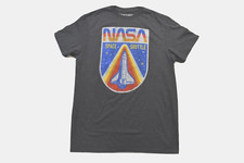 Fifth Sun NASA Mens Space Shuttle Graphic Charcoal Heather Shirt New S-2XL