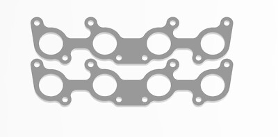 PAIR of 3/8'' thick 304ss Header Flanges For Ford 5.0L Coyote- 1 3/4'' Round Port