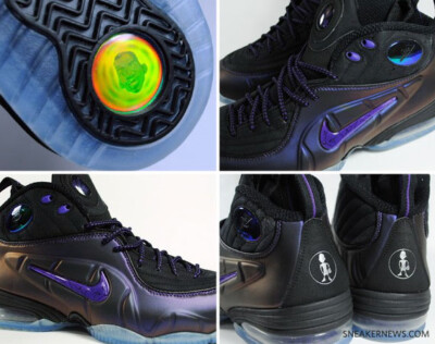 NIKE 1/2 CENT AIR MAX PENNY Sz 10 EGGPLANT 4 5 6 foamposite zoom