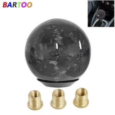 Universal 2.05" Real Racing Carbon Fiber Ball Manual MT Gear Shift Shifter Knob