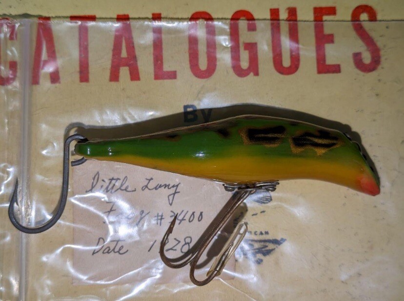 Heddon Little Luny Frog 3400 1928's Old Lure Ship From Japan - Image 3