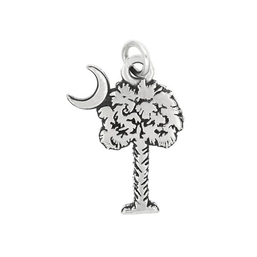 Sterling Silver Palmetto Tree Palm Tree 