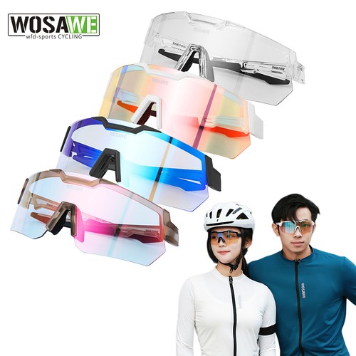 WOSAWE Herren/Damen Radfahren Photochrome Sonnenbrille Sportbrille Reitbrille - Bild 1 von 27
