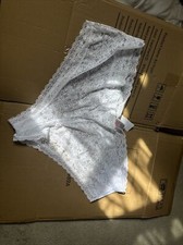 Yours Clothing Women's Plus Size 30/32  Lace  Briefs White x2