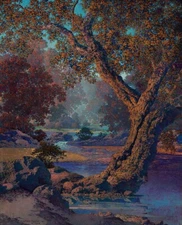 Maxfield Parrish : Autumn Brook : 1948 : Archival Quality Art Print