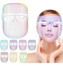 7 Color LED Light Nano Face Mask Rejuvenation Red Light Photon Therapy Skin Care