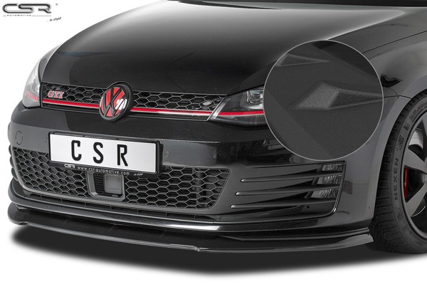 Csr Cup-Spoilerlippe Abs Strukturiert Mit Abe FüR Vw Golf 7 Gti / Gtd-image