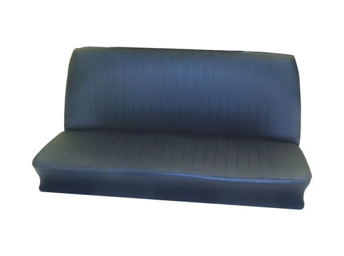 65-67 VW Bug Sedan Upholstery for Original Seat, Front & Rear, Basketweave Black - Picture 2 of 3