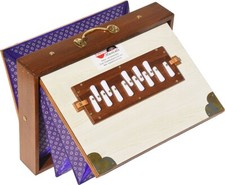 Shruti Box Teak Wood Size 16  X 12  X 3   Inches 440 Hz, Lower Tone, Gig Bag