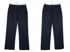 Burberry London Women's Vintage Navy Blue Trousers Pants UK12 USA10 ITA44 GER40