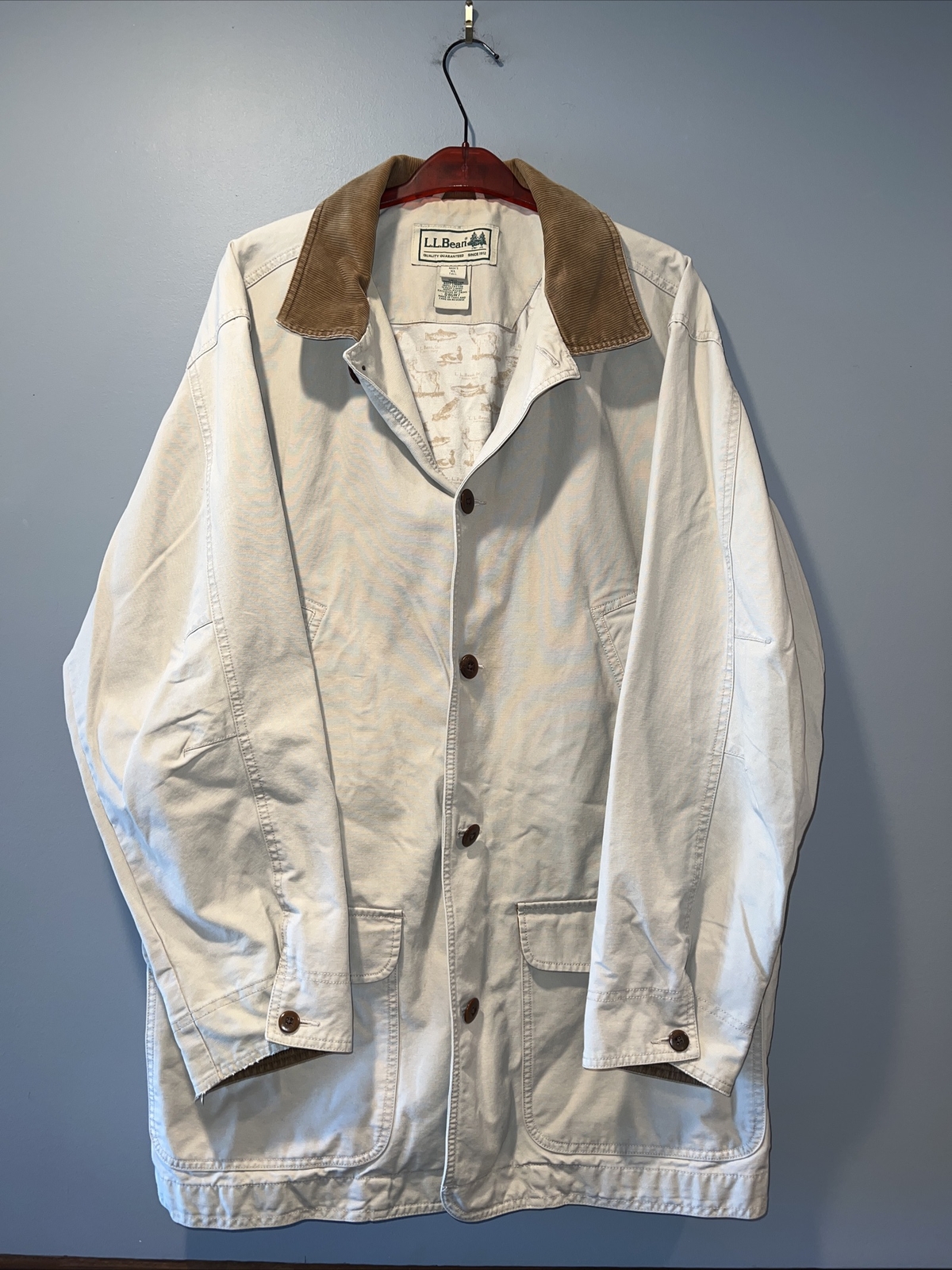 Vtg LL Bean Men's XLT Lined Canvas 