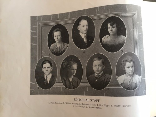1918 Aubrey Texas High School Annual, Denton County Texas - Picture 3 of 12