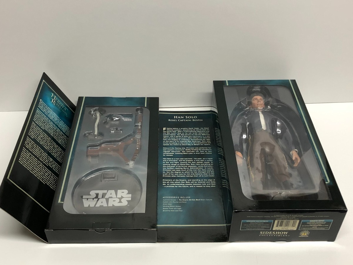 Star Wars HAN SOLO Rebel Captain Bespin SIDESHOW Collectibles 1:6