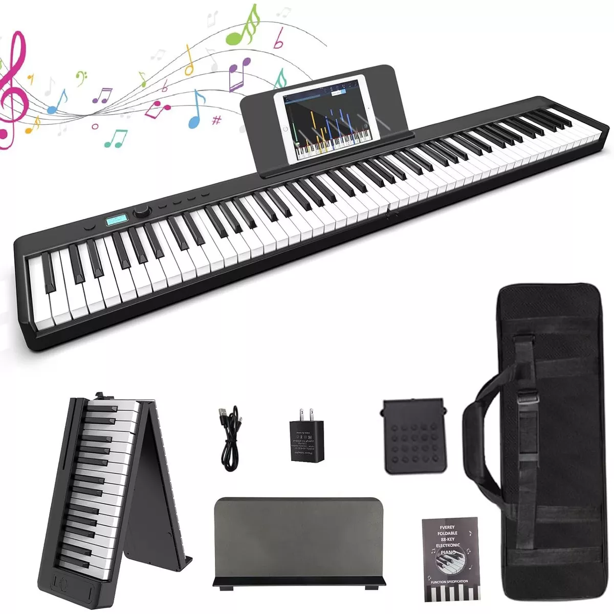 Portable Learning Electronic Organ Piano Digital 88 Keys Digital