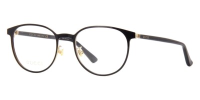 Gucci Brille GG0293O 002 Schwarz Gold Brille Brillengestell Glasses Optical 52-19-140
